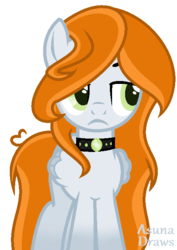 Size: 488x691 | Tagged: safe, artist:ohhoneybell, oc, oc only, oc:asuna, pegasus, pony, female, mare, simple background, solo, transparent background