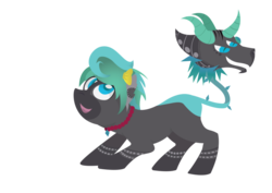 Size: 800x566 | Tagged: safe, artist:lordswinton, oc, oc only, dragon, dragalis, lineless, mlpforums, simple background, solo, transparent background, vector