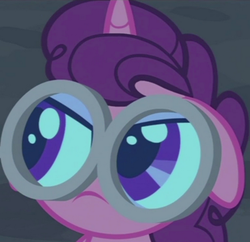 Size: 491x475 | Tagged: safe, screencap, sugar belle, pony, unicorn, g4, hard to say anything, angry, bust, cropped, female, floppy ears, frown, glasses, mare, portrait, solo, special eyes