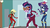 Size: 1920x1080 | Tagged: safe, screencap, applejack, mistress marevelous, radiance, rarity, sci-twi, twilight sparkle, equestria girls, equestria girls specials, g4, my little pony equestria girls: movie magic, clothes, costume, female, geode of telekinesis, group, jewelry, magical geodes, masked matter-horn costume, necklace, pendant, power ponies, teletoon, trio