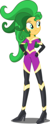 Size: 2999x7366 | Tagged: safe, artist:sugar-loop, mane-iac, sunset shimmer, equestria girls, equestria girls specials, g4, my little pony equestria girls: movie magic, absurd resolution, boots, clothes, cosplay, costume, female, high heel boots, simple background, solo, transparent background, vector, wig