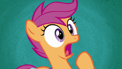 Size: 1920x1090 | Tagged: safe, screencap, scootaloo, pony, g4, my little pony: friendship is magic, parental glideance, female, shocked, solo