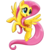 Size: 1024x1024 | Tagged: safe, fluttershy, pegasus, pony, my little pony: the movie, cute, female, head turn, looking away, mare, open mouth, render, shyabetes, simple background, solo, spread wings, transparent background, wings