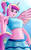 Size: 2500x4000 | Tagged: safe, artist:huckser, princess cadance, alicorn, anthro, g4, belly button, cheerleader, clothes, female, midriff, ponytail, skirt, solo, sports bra, teen princess cadance, younger