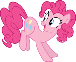 Size: 4500x3656 | Tagged: safe, artist:slb94, pinkie pie, earth pony, pony, buckball season, g4, my little pony: friendship is magic, absurd resolution, female, mare, simple background, solo, transparent background, vector