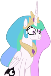 Size: 4051x6000 | Tagged: safe, artist:frownfactory, princess celestia, alicorn, pony, a royal problem, g4, absurd resolution, cutie mark, female, horn, majestic as fuck, mare, simple background, solo, swapped cutie marks, transparent background, vector