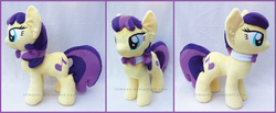 Size: 1801x743 | Tagged: safe, artist:lilmoon, symphony song, earth pony, pony, g4, female, irl, mare, photo, plushie, solo