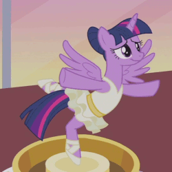 Size: 800x800 | Tagged: safe, edit, screencap, twilight sparkle, alicorn, pony, a royal problem, g4, animated, arms wide open, backbend, ballerina, bipedal, clothes, cropped, cute, dress, female, gif, grin, implied tail hole, leotard, loop, music box, reversed, rotating, sheepish, sheepish grin, skirt, smiling, solo, spinning, spread wings, tutu, twiabetes, twilarina, twilight sparkle (alicorn), upskirt, wings