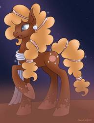 Size: 739x960 | Tagged: safe, artist:lavenderrain24, earth pony, pony, female, mare, ponified, raised hoof, solo, venus