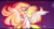 Size: 2808x1544 | Tagged: dead source, safe, artist:mp-printer, daybreaker, alicorn, pony, a royal problem, g4, evil, fangs, female, helmet, mare, open mouth, scene interpretation, smiling, solo, spread wings, wings