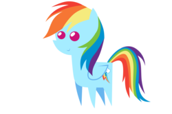 Size: 3191x2124 | Tagged: safe, artist:aborrozakale, rainbow dash, pony, g4, female, high res, pointy ponies, simple background, solo, transparent background, vector