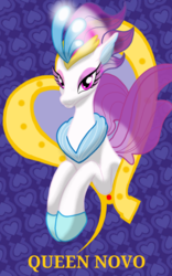Size: 1200x1920 | Tagged: safe, artist:theroyalprincesses, queen novo, seapony (g4), g4, my little pony: the movie, female, looking at you, solo