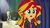 Size: 1280x714 | Tagged: safe, screencap, derpy hooves, paisley, sunset shimmer, equestria girls, g4, my little pony equestria girls: rainbow rocks, clothes, female, jacket, leather jacket, musical instrument, musical saw, saw