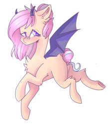 Size: 1480x1678 | Tagged: safe, artist:erinartista, oc, oc only, oc:christa, bat pony, pony, bandaid, bandaid on nose, female, mare, simple background, solo, transparent background