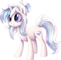 Size: 1160x1144 | Tagged: safe, artist:thebowtieone, oc, oc only, oc:pastel tanzanite, pony, unicorn, female, mare, simple background, solo, transparent background