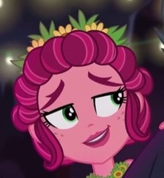 Size: 266x289 | Tagged: safe, screencap, gloriosa daisy, timber spruce, equestria girls, g4, my little pony equestria girls: legend of everfree, alternate hairstyle, cropped, faic, female, male, solo focus