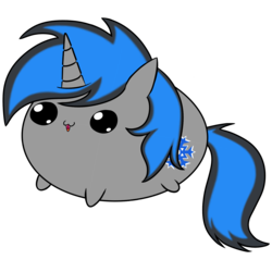 Size: 2000x2000 | Tagged: safe, artist:lullabytrace, oc, oc only, oc:frost fang, pony, unicorn, cute, high res, simple background, solo, transparent background