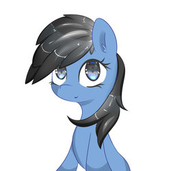 Size: 1024x1024 | Tagged: safe, artist:posionjoke, oc, oc only, pony, blinking, bust, cure, simple background, solo, white background