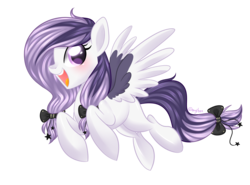 Size: 5000x3700 | Tagged: safe, artist:kaikururu, oc, oc only, oc:lavender dust, pony, absurd resolution, bow, simple background, solo, transparent background