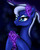 Size: 3970x5000 | Tagged: safe, artist:denigirl, princess luna, pony, a royal problem, g4, my little pony: friendship is magic, absurd resolution, female, flower, lavender, smiling, solo, that pony sure does love lavender