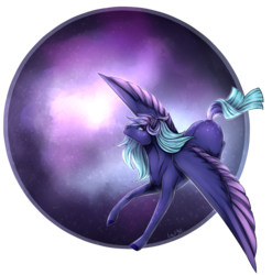 Size: 1801x1820 | Tagged: safe, artist:lou1911, oc, oc only, oc:galactic pride, pegasus, pony, female, mare, solo