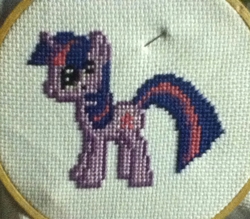 Size: 823x720 | Tagged: safe, twilight sparkle, pony, g4, cross stitch, desktop ponies, female, pixel art, solo, sprite