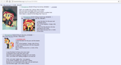 Size: 1277x686 | Tagged: safe, sunset shimmer, pony, equestria girls, equestria girls specials, g4, my little pony equestria girls: dance magic, /mlp/, 4chan, 4chan screencap, clothes, cowboy hat, dress, hat, johnny cash, man in black, song, song reference
