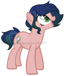 Size: 544x652 | Tagged: safe, artist:ipandacakes, oc, oc only, oc:everfree sparkle, earth pony, pony, female, mare, offspring, parent:sci-twi, parent:timber spruce, parent:twilight sparkle, parents:timbertwi, simple background, solo, transparent background