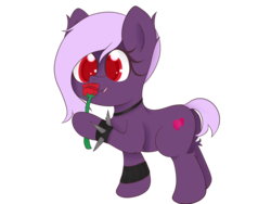 Size: 1600x1200 | Tagged: safe, artist:zlight, oc, oc only, pony, female, flower, mare, rose, simple background, solo, transparent background