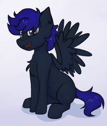Size: 1356x1599 | Tagged: safe, artist:marsminer, oc, oc only, pony, gradient background, looking at you, solo