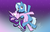 Size: 1700x1100 | Tagged: safe, artist:brightsparkdev, starlight glimmer, trixie, pony, unicorn, g4, bipedal, dancing, female, lesbian, ship:startrix, shipping