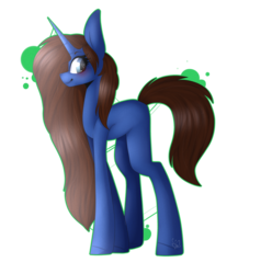 Size: 1024x1074 | Tagged: safe, artist:umiimou, oc, oc only, pony, unicorn, female, mare, simple background, solo, transparent background