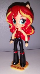 Size: 1314x2400 | Tagged: safe, artist:artking3000, sunset shimmer, equestria girls, g4, customized toy, doll, equestria girls minis, irl, photo, toy