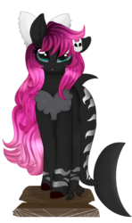 Size: 1329x2238 | Tagged: safe, artist:little-sketches, oc, oc only, oc:aru, merpony, original species, shark pony, bow, commission, female, hair bow, looking at you, mare, simple background, solo, transparent background