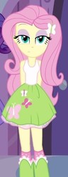 Size: 191x497 | Tagged: safe, screencap, fluttershy, rarity, equestria girls, g4, my little pony equestria girls, boots, clothes, cropped, female, shoes, skirt, socks, solo focus