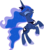 Size: 3168x3572 | Tagged: safe, artist:aqua-pony, princess luna, alicorn, pony, g4, crown, eyes closed, female, high res, jewelry, mare, rearing, regalia, simple background, smiling, solo, transparent background, vector, when she smiles