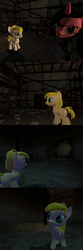 Size: 1400x4200 | Tagged: safe, artist:soad24k, oc, oc only, oc:chipper leaf, oc:rin, pony, 3d, cyoa, cyoa:filly adventure, female, filly, gmod, high res, mare