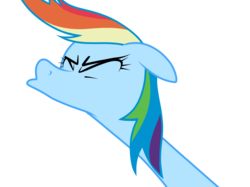 Size: 2732x2048 | Tagged: safe, artist:prismaticstars, rainbow dash, pony, g4, too many pinkie pies, female, high res, rainbow dash is best facemaker, simple background, sneezing, solo, transparent background, vector