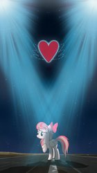 Size: 674x1200 | Tagged: safe, artist:bronyno786, angel wings, pegasus, pony, g4, bow, cutie mark, female, iphone wallpaper, solo, wallpaper