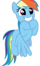 Size: 6000x9854 | Tagged: source needed, safe, artist:10 minute, rainbow dash, pony, g4, stranger than fan fiction, absurd resolution, cute, dashabetes, female, simple background, smiling, solo, transparent background, vector