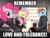 Size: 480x360 | Tagged: artist needed, safe, fluttershy, pinkie pie, rainbow dash, pony, g4, /co/, 4chan, artifact, call of duty, call of duty: modern warfare 2, eyes closed, flutteryay, image macro, impact font, love and tolerance, love and tolerate, m4, meme, mlpg, no russian, stock vector, weapon, yay