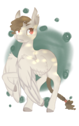 Size: 800x1280 | Tagged: safe, artist:laps-sp, oc, oc only, oc:silver fang, pegasus, pony, braided tail, female, mare, simple background, solo, transparent background