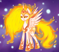 Size: 3400x3000 | Tagged: safe, artist:romablueberry, daybreaker, alicorn, pony, a royal problem, g4, cute, diabreaker, female, grin, high res, mare, nervous, nervous smile, smiling, solo