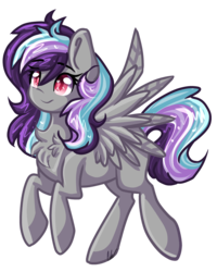 Size: 1405x1757 | Tagged: safe, artist:sketchyhowl, oc, oc only, oc:sketchy howl, pegasus, pony, female, mare, simple background, solo, transparent background