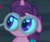 Size: 975x822 | Tagged: safe, screencap, sugar belle, pony, unicorn, g4, hard to say anything, angry, cropped, ears back, female, glasses, magnifying glass, mare, meme, mouth hold, solo, special eyes, unamused