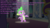 Size: 1280x720 | Tagged: safe, edit, edited screencap, screencap, spike, dragon, dungeons and discords, g4, my little pony: friendship is magic, the times they are a changeling, bob dylan, crystal empire, crystal palace, male, singing, solo, song, song reference, spotlight, the times they are a-changin