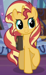 Size: 374x606 | Tagged: safe, screencap, sunset shimmer, pony, unicorn, equestria girls, equestria girls specials, g4, my little pony equestria girls: mirror magic, cropped, cute, female, mare, shimmerbetes, solo