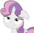 Size: 3204x3162 | Tagged: safe, artist:frownfactory, sweetie belle, pony, unicorn, g4, hard to say anything, .svg available, bedroom eyes, cutie mark, female, filly, floppy ears, green eyes, high res, lidded eyes, simple background, smiling, solo, svg, the cmc's cutie marks, transparent background, vector