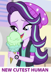 Size: 396x562 | Tagged: safe, edit, edited screencap, screencap, starlight glimmer, equestria girls, g4, mirror magic, spoiler:eqg specials, beanie, biased, clothes, cropped, cute, female, hat, opinion, solo, vest, watch, wristwatch