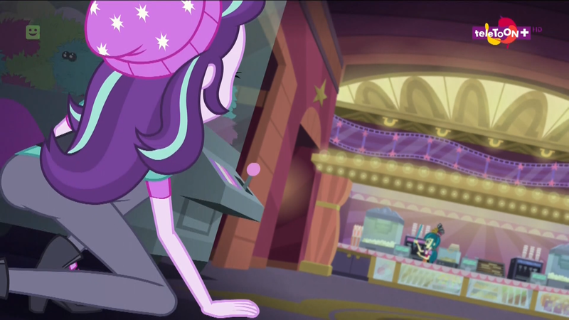 1448089 - safe, screencap, juniper montage, starlight glimmer, equestria  girls, mirror magic, spoiler:eqg specials, ass, butt, cute, food, glimmer  glutes, glimmerbetes, popcorn, teletoon - Derpibooru